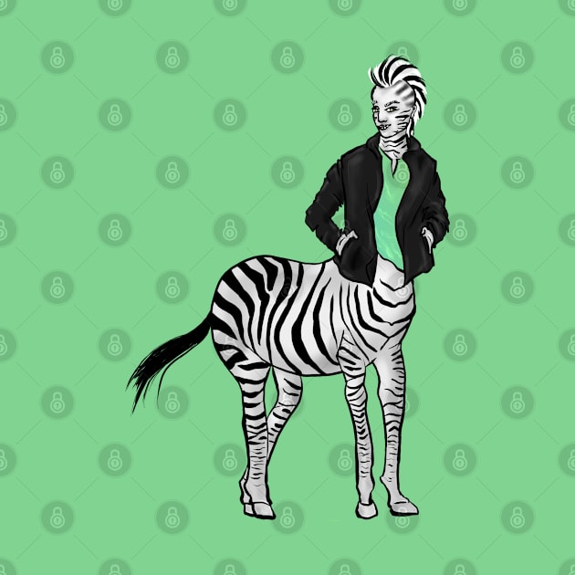 Part Woman Part Zebra by Storyfeather