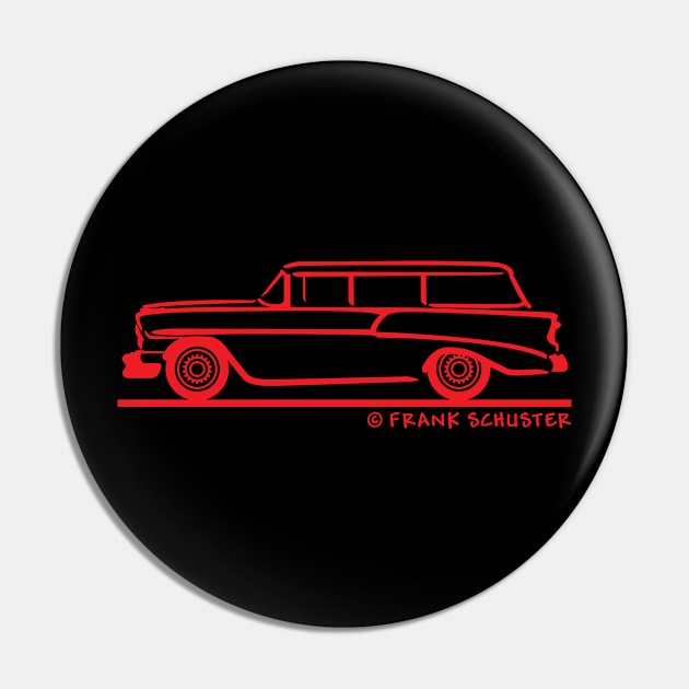 1956 Chevrolet Bel Air Station Wagon Pin by PauHanaDesign