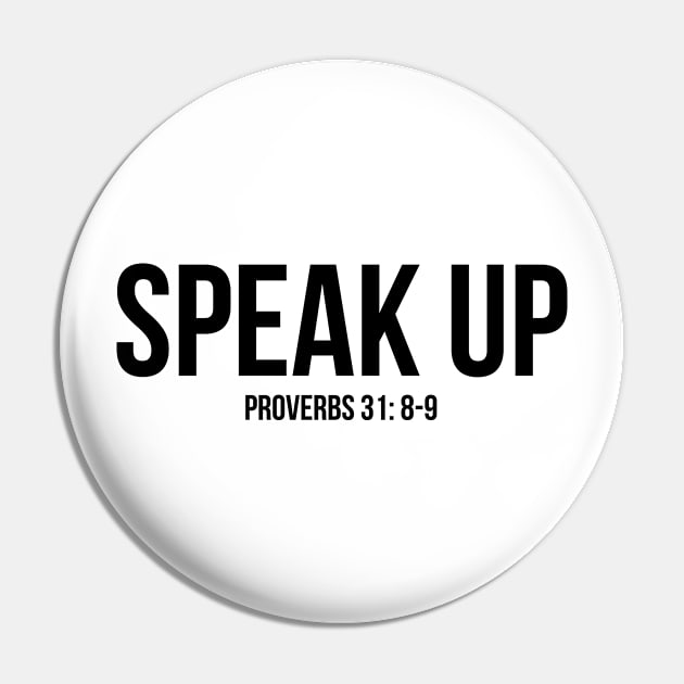 Speak Up | Christian Pin by ChristianLifeApparel