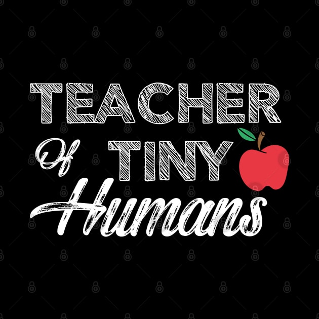 Teacher of tiny humans by KC Happy Shop