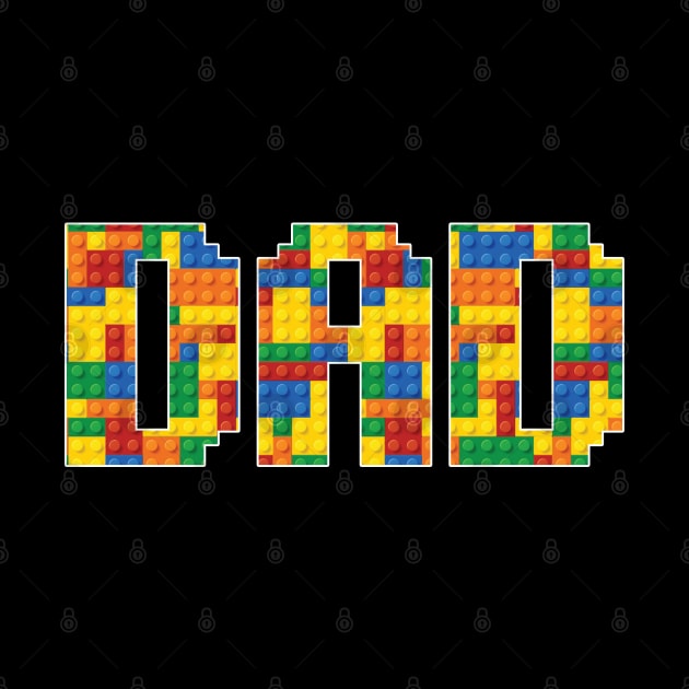 Dad Birthday Building Block B-day Boy Gift For Boys Kids by tearbytea