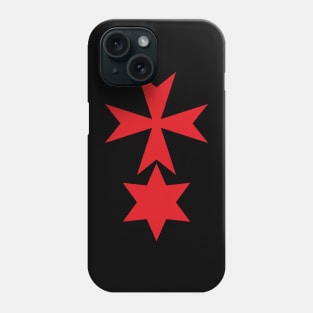 Knights Of The Cross With The Red Star Phone Case