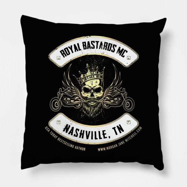 Royal Bastards Nashville Pillow by Morgan Jane Mitchell 