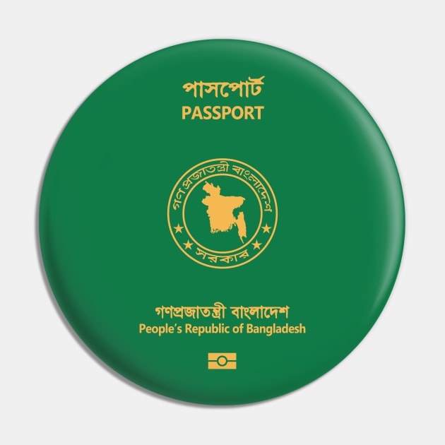 Bangladesh passport Pin by Travellers