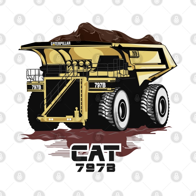 Caterpillar 797B by damnoverload