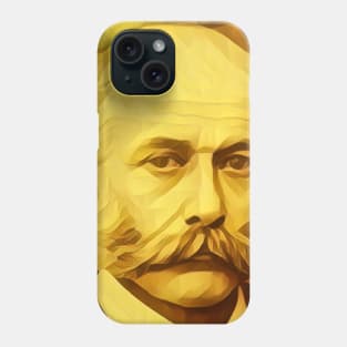 Joseph Bazalgette Golden Portrait | Joseph Bazalgette Artwork 8 Phone Case