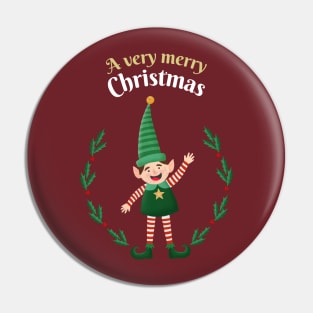 A Very Merry Christmas Pin