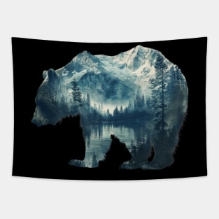 Grizzly Maternal Instincts Tapestry