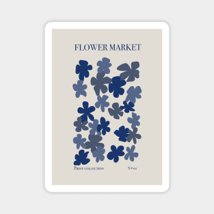 Flower market n1 Magnet