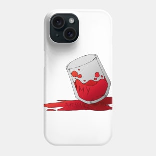 A glass of patience Phone Case