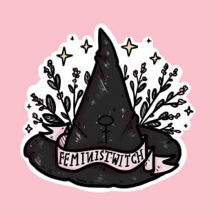 Feminist witch Hat T-Shirt