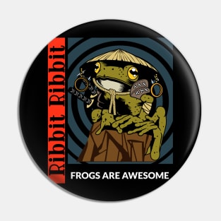 ribbit ribbit frogs are awesome Pin