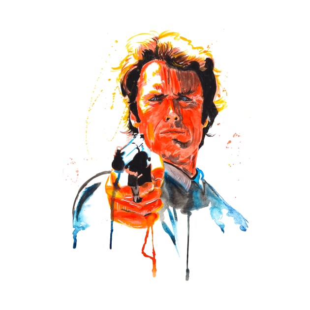 Clint Eastwood Diry Harry Art by beaugeste2280@yahoo.com
