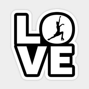 Love Figure Skating Gift For Figure Skaters Magnet