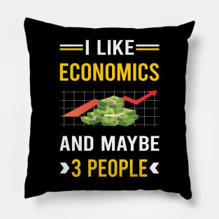 3 People Economics Economy Economist Pillow