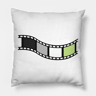 Film Strip - Agender Pride Pillow