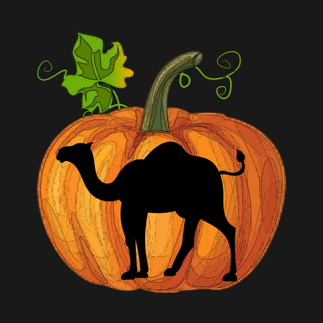 Camel in pumpkin by Flavie Kertzmann