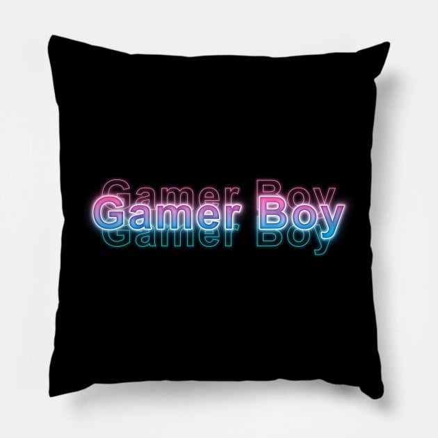 Gamer Boy Pillow by Sanzida Design