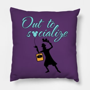 Hitchhiking Ghost Pillow