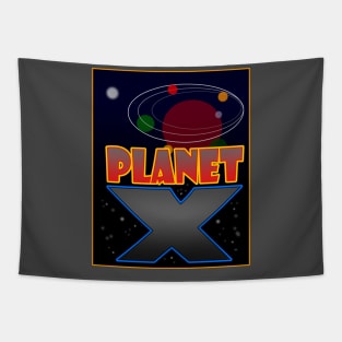 Planet X circle design Tapestry