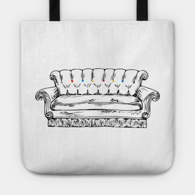 Central Perk Sofa Friends Torba Materialowa Teepublic Pl