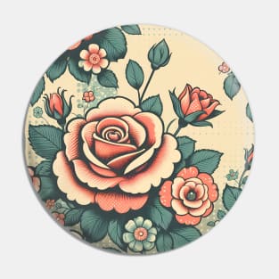 Pink Rose Pin