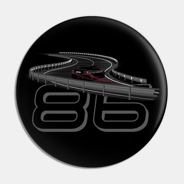 Touge 86 Pin by AutomotiveArt