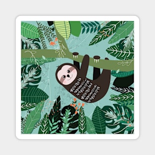 Woodland Sloth Magnet