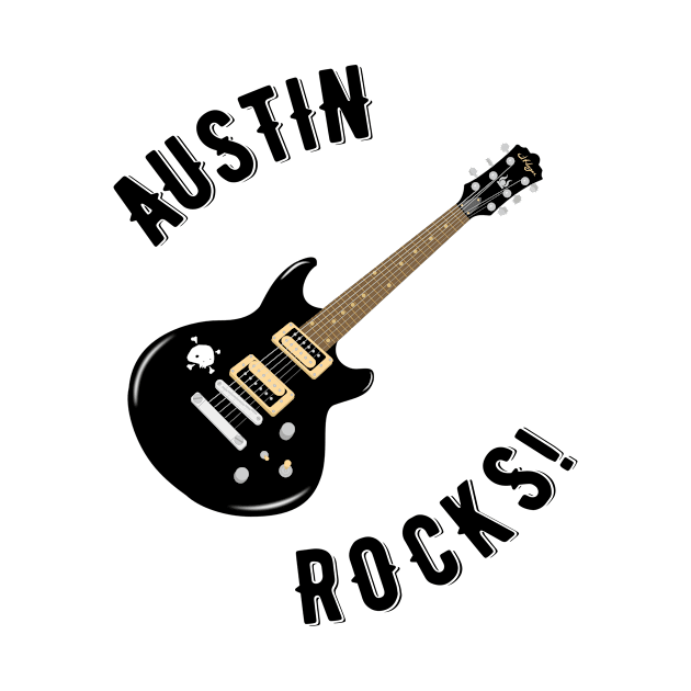 Austin Rocks! by MessageOnApparel