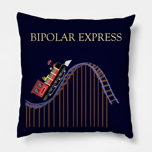 Bipolar Express Pillow by 9teen