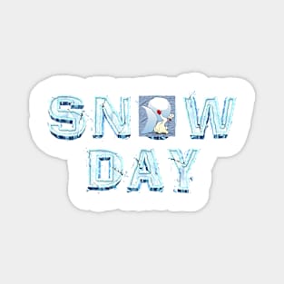 Snow Day Magnet