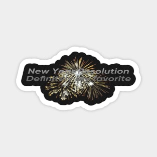 New Year Resolution Parody Magnet