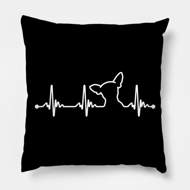 Chihuahua Puppy Heartbeat Pillow by KawaiiAttack