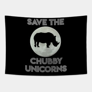 Save The Chubby Unicorns T-Shirt Fat Unicorn Gift Tapestry