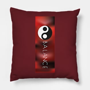 yin yang balance Pillow