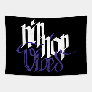 Hip Hop Vibes Kurzarm Weiß HipHop Streetwear Tapestry