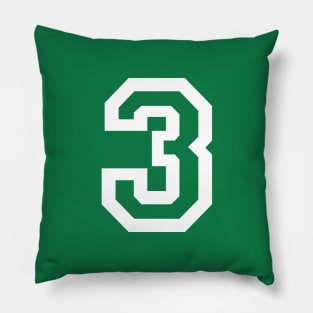 Sports Shirt #3 (white letter) Pillow