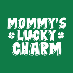 Mommy's Lucky Charm St Patricks Kids T-Shirt