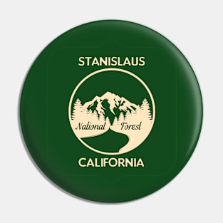 Stanislaus National Forest California Pin