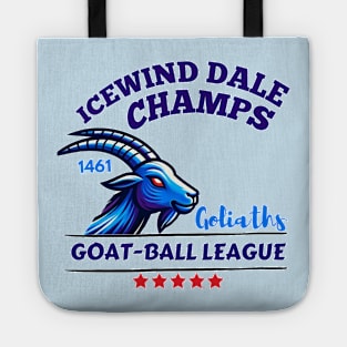 Icewind Dale Goat Ball Goliath Sport Parody Shirt Tote