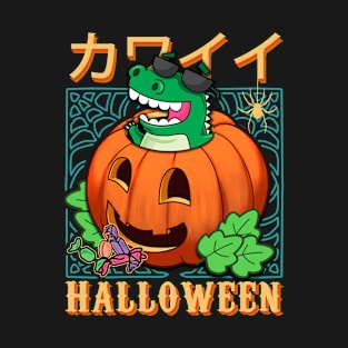 Cute Animals Halloween Pumpkin v10 - Happy Halloween T-Shirt