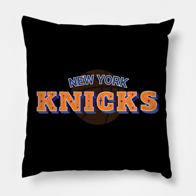 New York Knicks Pillow by LThings