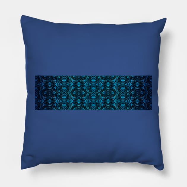 Abstract Peacock Pillow by peterdy