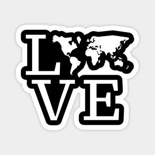 Love, Earth Graphic, Environment, Earth Days, Recycling, Save Our Planet Magnet