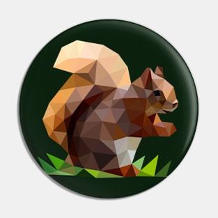 Red Squirrel Pin