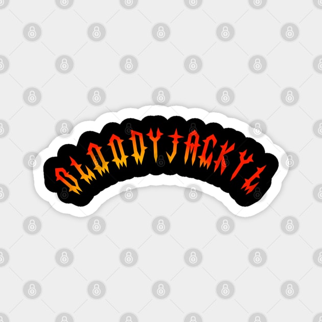 Simple Bloodyjackyl Logo Magnet by bloodyjackyl