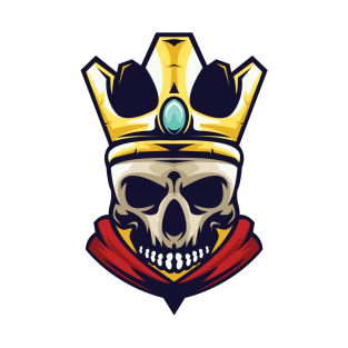 Skull wearing crown T-Shirt