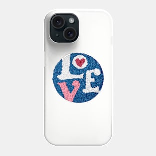 Love - Melted Plastic Popcorn art Phone Case