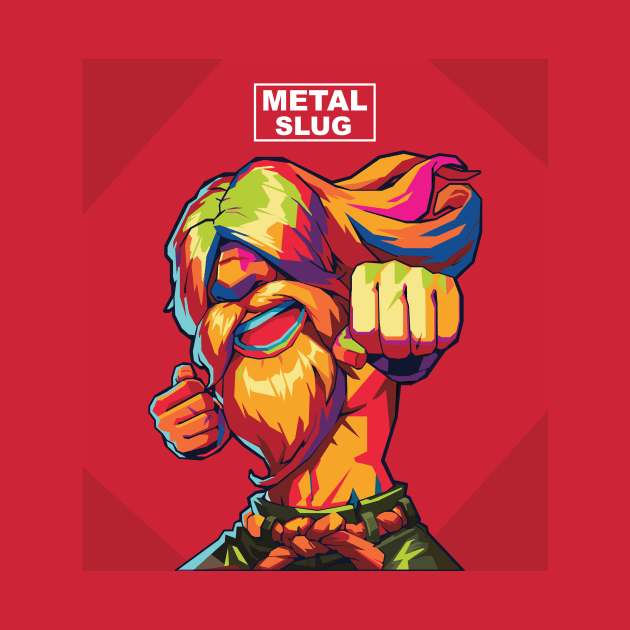 Metal Slug In Wpap Art by Hanafi