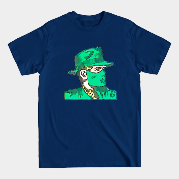 Disover man in green mask and hat - Green Mask And Hat - T-Shirt